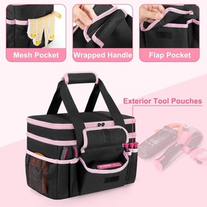 Hot-selling High-value OEM Women's Waterproof Adjustable Strap Tool <b>Handbag</b> Double-layer Divider Multi-function Portable - Product Image 4