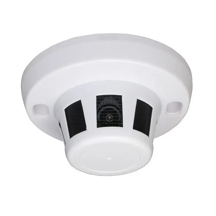 Kamera Lubang Jarum CCTV 2MP 4MP 5MP Alarm Kebakaran Detektor Asap Nirkabel WiFi Kamera CCTV Nirkabel