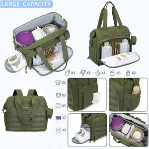 Sacs à couches imperméables pour bébé, sac de papa, sacs d'hôpital, sacs de soins pour bébé, sac à couches pour papa, sac fourre-tout pour l'accouchement - Product Image 3