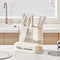 Sortie d'usine cuisine support de planche à découper multifonction couteau étagère fourchette baguettes boîte de rangement couverts Pot couvercle support de rangement