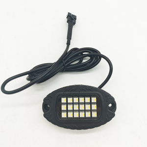 Ventas calientes Aleación RGBW LED Rock Lights Kit con APP/RF Remote, Multicolor Underglow Lights Carcasa de aluminio impermeable 12V - Product Image 1