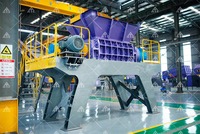 Ligne de recyclage de métaux usagés pour la déchiquetage de réfrigérateurs, climatiseurs et autres appareils électroménagers