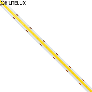 ไฟแถบ LED แบบ COB ความยาวพิเศษ 24V ความสว่างสม่ำเสมอ 384/480LEDs/เมตร ค่า CRI สูง 10W/เมตร สำหรับชั้นวางสินค้าในร้านค้า - Product Image 1