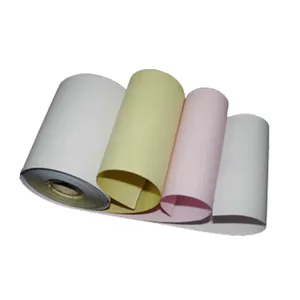 Factory wholesale 75X75 75X70 75X65 75X60 NCR paper 3 ply carbonless paper roll