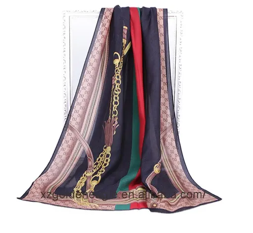 100% Beautiful Long Silk Scarf women long silk scarves