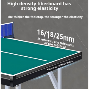 Mesa de Ping Pong Premium, Mesa de Tenis de Mesa Móvil Personalizada con Ruedas, Juego de Interior para Deportes Escolares - Product Image 4