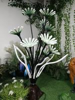 Lumière d'arbre Avatar, lumière colorée en forme de chrysanthème renard à neuf queues, lumière de plante illuminée DC24V, simulation de plante pour jardin et parc