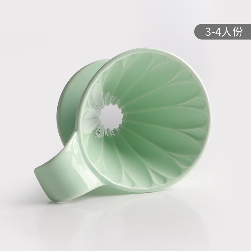 Light green (serves 3-4) floral design