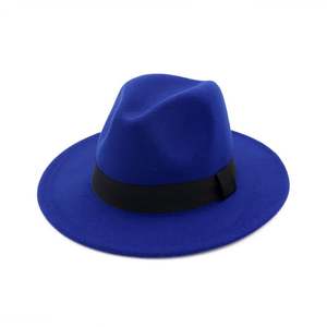 Chapeau Panama Souple Unisexe X3011 en Feutre de Laine avec Ruban et Boucle, Taille Ajustable, Chapeau Fedora Formel Décoré de Corde - Product Image 5