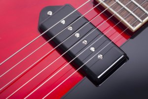 Guitarra Eléctrica Grote GTZT-01 Estilo ES125, Cuerpo de Arce, Hueca, P90 <span class=keywords><strong>Jazz</strong></span> <span class=keywords><strong>Blues</strong></span> - Product Image 4