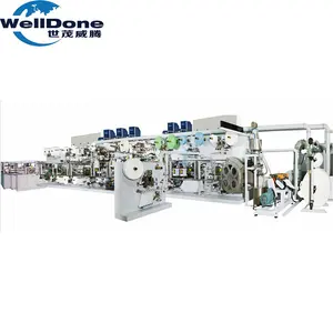 Factory Hygiene Manufacturing Baby And Geriatric Adult Diapers Machine