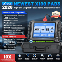 XTOOL X100 PAD3 OBD2 Scanner Tool Universal Car Diagnostic Machine and Key Programming for All Cars with KC100 EEPROM