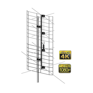 เสาอากาศทีวีภายนอกแบบขายส่ง รับสัญญาณแรง ระยะไกล รุ่น VHF Yagi สำหรับทีวีดิจิตอล - Product Image 1