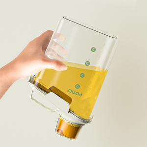 Vente chaude 2023 <span class=keywords><strong>TOMU</strong></span> HOM Contenants de stockage alimentaire en plastique de luxe modernes étanches à l'air (2,0-3,0 L) Organisateur de réfrigérateur pour le stockage des céréales - Product Image 5
