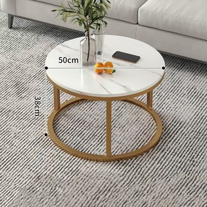 Table basse convertible contemporaine en fer pour salon - Design moderne, multifonctionnelle et décorative, meubles pour la maison - Product Image 6