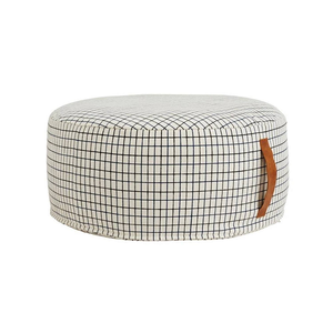 Fabric Covered <b>Stool</b> Ottoman Soft Comfortable Living Room Furniture Stylish Accent Seat For Home <b>Bedroom</b> Lounge Decor - Product Image 1
