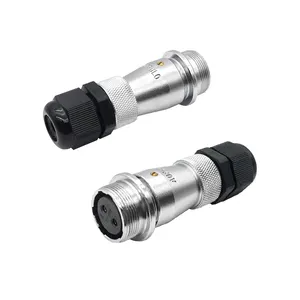 Aopulo DF16 serisi 2 pin 9 pin konnektörler su geçirmez sınıf IP65 AC veya DC güç erkek ve kadın elektrik priz soket