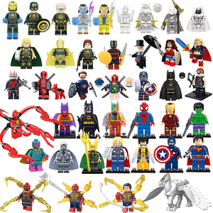 Высококачественный конструктор из АБС-пластика, 4,5 см, мини-блоки для сборки, модель супергероя, масштаб 1:1, дропшиппинг - Product Image 1