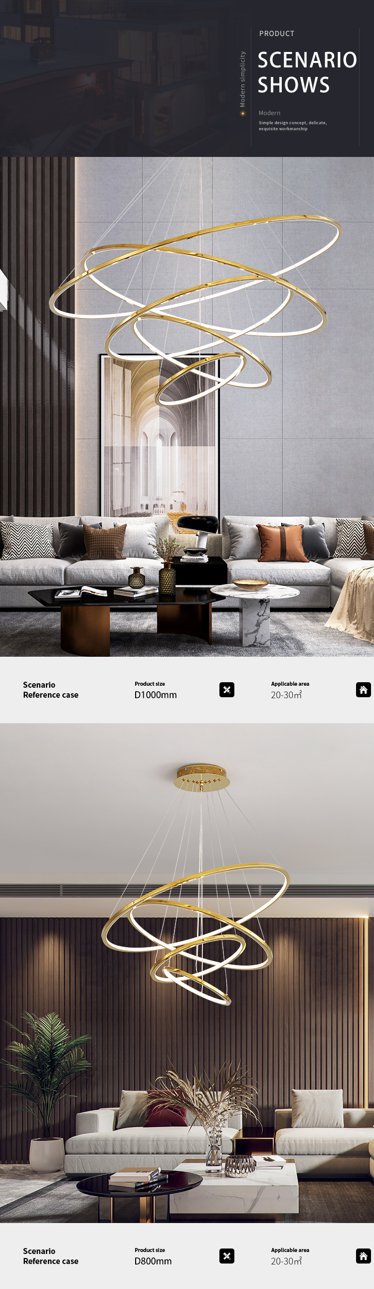 Modern Acrylic Led Circle Ring Ceiling Lamp Bedroom Surface Luxury Atmosphere Mounted drop round gold Ceiling Lights