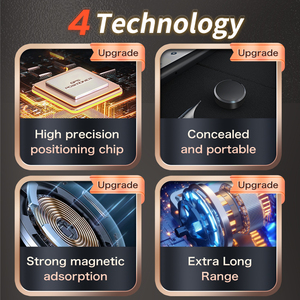 Gf11 Mini Thời Gian Thực GPS Tracker Đồng Xu Hình Nam Châm Pocket Key Treo Điều Khiển Bằng Giọng Nói Trẻ Em Người Cao Tuổi 1-Năm Gprs GSM Android App - Product Image 6