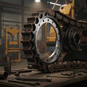 גלגל הנעה קדמי איכותי לדגמי EX15 EX22 EX30 EX40 EX50 <span class=keywords><strong>EX60</strong></span> למחפר מיני היטאצ'י עם שרשרת - Product Image 2