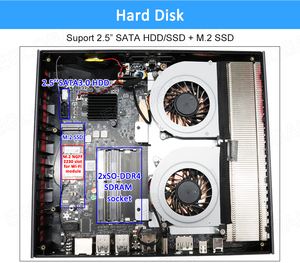 Núcleo octa core <span class=keywords><strong>ddr4</strong></span> 64gb <span class=keywords><strong>led</strong></span>, mini pc com 512gb de ram, 6 * usb, portas portáteis de jogo, computador windows 10/linux, mini pc de jogos - Product Image 2