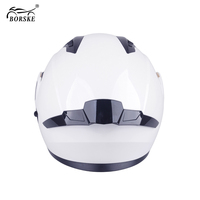 Accessoires de moto, casque de sécurité en ABS, casque modulable rabattable intégral en ABS pour adultes