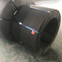 Tali kawat baja IWRC 6mm ungalvanisasi kabel laut 6x36SW tali kawat galvanis