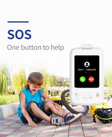 HC07 Tarjeta de Identificación Inteligente para Estudiantes con IA, Rastreador GPS 4G LTE, Pantalla a Color Grande de 2.83 Pulgadas, Alerta de Emergencia SOS para Seguridad Escolar