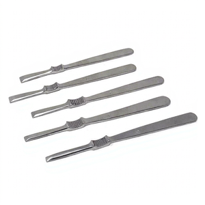 Ensemble de lime à os Farabeuf en acier inoxydable argenté, manuel, avec poignée moletée, certifié CE, 12 positions de mâchoires, instruments chirurgicaux dentaires - Product Image 1