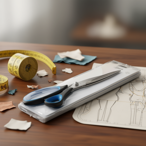 Ilan <b>Sewing</b> <b>Scissors</b> 230Mm Blue Black Handle Tailoring Use - Product Image 2