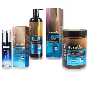 Champú y <span class=keywords><strong>Acondicionador</strong></span> Nutritivo de Queratina de Marca Blanca, Hidratante, Suavizante, Anti-Rotura, con Colágeno para la Caída y el Adelgazamiento del Cabello - Product Image 4