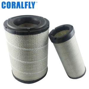 Filtre à air Coralfly 1318821 1318822 AF25589 AF25624 C24642 E740L À UTILISER pour Caterpillar - Product Image 1
