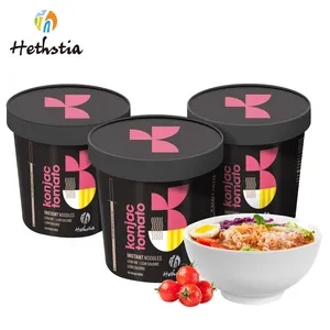 No Guilty Good For Health 100% Vegan Low Carb Keto Instant Noodles Low Calories Tomato Flavor Konjac Noodles In Cup