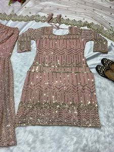 Red de estilo indio y pakistaní con bordado, traje Salwar Kameez para mujer, vestido de diseñador pesado, calidad Premium - Product Image 5