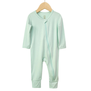 Pyjama en spandex pour bébé, barboteuse avec <span class=keywords><strong>fermeture</strong></span> éclair sur le <span class=keywords><strong>devant</strong></span> - Product Image 3