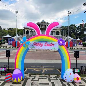 Outdoor Sports Event Inflatable Advertising With Blower Pvc/Nylon Material Durable & Windproof Custom Arch - Product Image 1