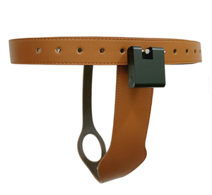 Cintura di Castità Femminile Black Emperor SM Nuovo Stile in PU Modello T Giocattoli Sessuali Belli Sicuri Comodi Completamente Regolabili 100% Impermeabili - Product Image 3