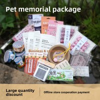 Papier funéraire pour animaux de compagnie, pour commémoration des chats et des chiens, en forme de nourriture découpée en papier et d'ingots, articles funéraires, articles de culte, hommage funèbre