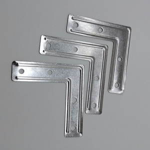 Extra Large <b>Silver</b> Angle <b>Bracket</b> Iron Sheet Right Angle Connector For Picture Frame Lighting Fixture Support - Product Image 3