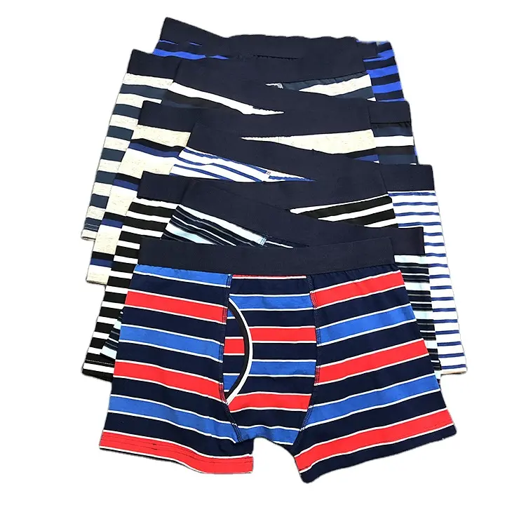 Best Selling Striped Men Briefs Boxers Custom Men Sexy Underwear