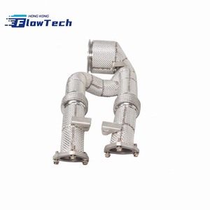 Tubo de Escape de Alto Rendimiento FlowTech SS304 con Protector Térmico para Audi RSQ3 2.5 TFSI 2021+ - Product Image 2
