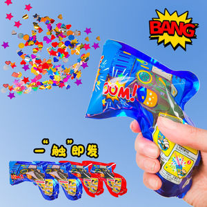 Canon à confettis gonflable Magpie, couleurs mélangées, en plastique, pour fêtes, mariages, anniversaires et festivals - Product Image 5
