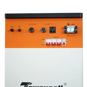 Tewaycell Power dinding 15kWh inverter 5kW, baterai Lithium tenaga surya rumah semua dalam satu Mobile ESS 48v 300ah 15kWh
