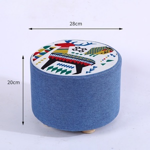 La Maison <strong>Large</strong> Boucle Ottoman Storage Bedroom Seat Stool Teddy Removable Lid Modern Practical Footstool <strong>Pouffe</strong> Wooden Entry - Product Image 1