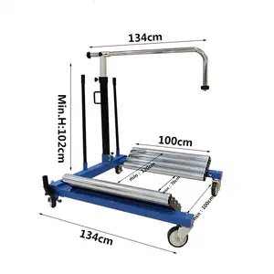 Otomotiv parçaları aksesuarları çelik 1.5ton hidrolik lastik araçları tedavi tekerlek/lastik pozisyoner