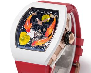 Nouvelle montre mécanique entièrement automatique pour homme, élégante et stylée, montre-bracelet décontractée pour les affaires, au design polyvalent et luxueux - Product Image 2