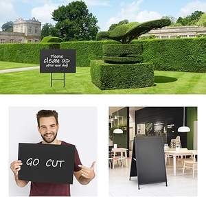 لافتة بلاستيكية مخصصة مزدوجة الجوانب مقاومة للماء وقابلة لإعادة الاستخدام مع خدمة القص للإعلانات الداخلية والخارجية - Product Image 2