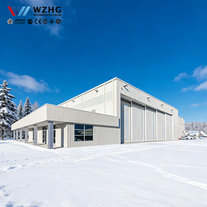 Proyecto de Construcción Modular de Garaje para Aviones con Estructura de Acero en Forma de H - Product Image 1