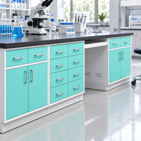 Table de laboratoire certifiée CE, banc de laboratoire résistant aux hautes températures pour l'industrie chimique et les instituts de recherche
